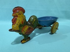 Vintage Tin Litho Rooster