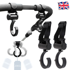 2x Buggy Strap Carabiner Clips