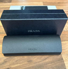 PRADA SLIM  SUN/GLASSES HARD CASE, NEW IN SLEEVE, BOX, SEALED CLOTH - BLACK