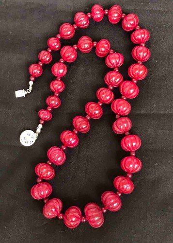 Vintage natural carved red - vintage,