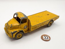DINKY TOYS 419 LEYLAND COMET CEMENT WAGON DIECAST 1956 YELLOW FERROCRETE WORN