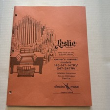 LESLIE Speaker 145 - 147 -147