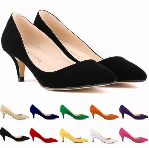 Womens mid kitten heel - womens, ladies