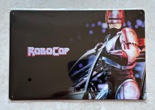 ROBOCOP METAL SIGN MAN CAVE
