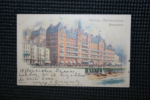 Vintage postcard metropole - vintage,