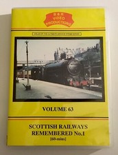 Glasgow, Dunfermline, Ayr, Wick, Scottish Railways Remembered No1 B&R Vol 63 DVD