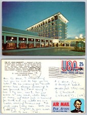 s19564 Marriott Hotel St Louis Missouri USA  postcard 1976 stamp