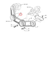 POLY-V BELT FIAT PUNTO - DOBLO