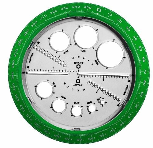 Helix angle and circle - angle,