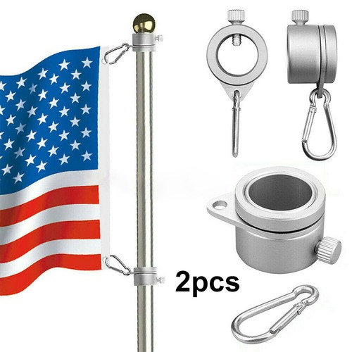 Flag pole rings spinning - rings,