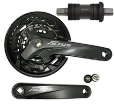 Shimano Altus Crankset M2000 22-30-40T 8/9/10 Speed Inc Bb-un101 Bottom Bracket 