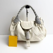FENDI Spy Bag Handbag White
