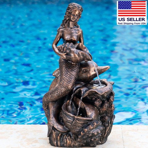 Mermaid water fountains - mermaid,