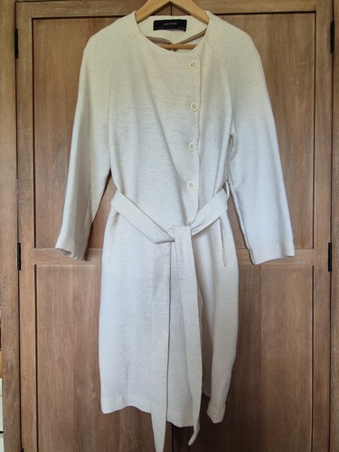 Zara cream linen mix duster - zara,