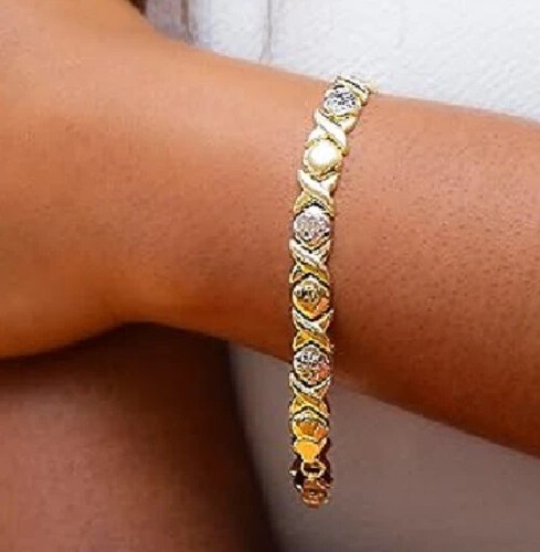 Two colour gold diamond - gold,