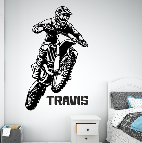 Motocross dirtbike wall - motocross,