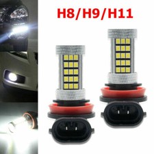 2X H11 LED Xenon White HID