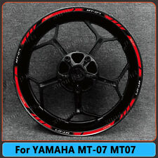 For YAMAHA MT-07 MT07 MT 07 Wheel Hub Rim Decorative Decal Reflective Sticker