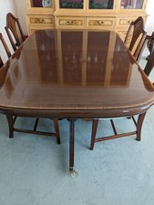 brights of nettlebed mahogany dinner table and 8 chairs
