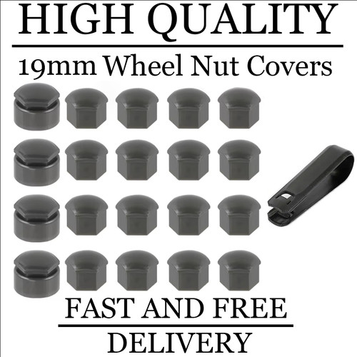 19mm grey wheel nut bolt - 19mm,