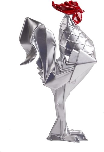 Rooster decor figurine modern - rooster,