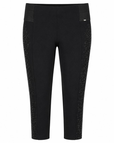 Fdj black pull cropped - black, on