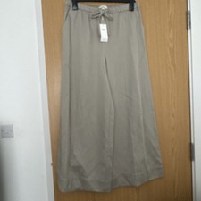 M&S Linen Blend Twill Palazzo