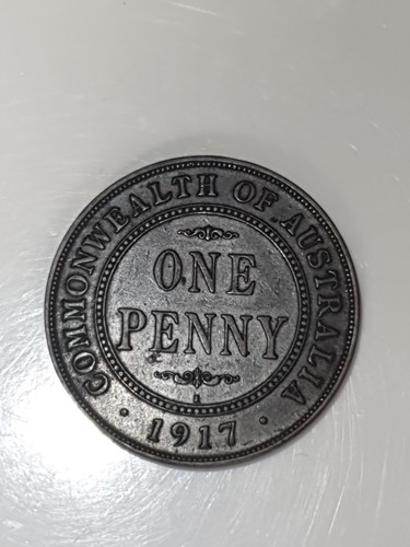 Coin australia 1917 one - coin,, australia,