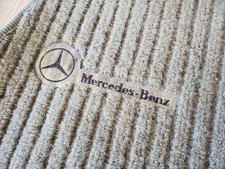 Mercedes W124 C124 CE Coupe Ribbed Floor Mats / Over Mats - Beige