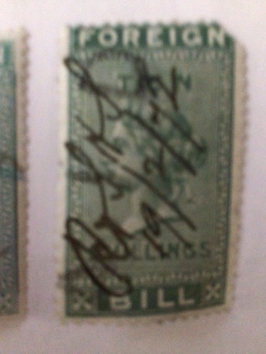 Revenue stamp off - qv,