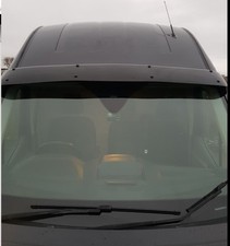 Sun Visor Solid Front Black