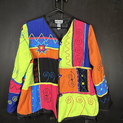 Vtg indigo moon patchwork - vtg,