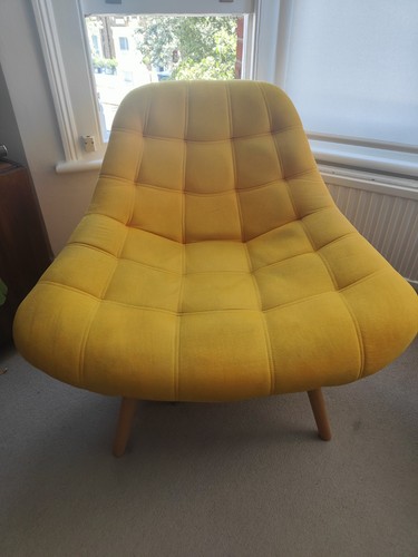 Shell yellow armchair with - yellow,