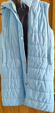 Pale blue knee length padded