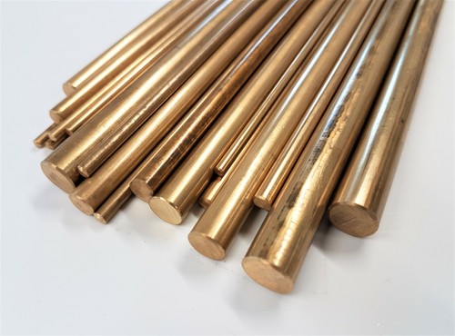 Brass round square rod - brass,