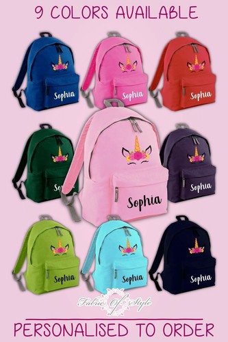 Personalised kids backpack - personalised,