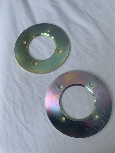 Steel wheel spacers new - spacers, x2
