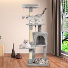 Large Multilevel Cat Tree Scratching Post Kitten Climbing Tower Activity Centre