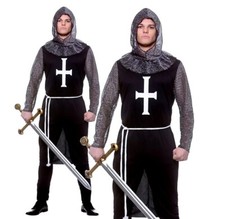 MEDIEVAL BLACK KNIGHT Adult