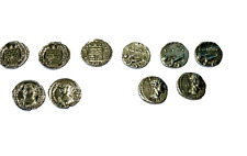 Set Of 10 Reproduction Roman Coins Follis Constantine I And Denarius Of Augustus