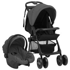 Pushchair 3-in-1 Steel Dark