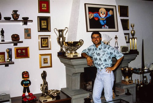Ivan capelli poses with - poses, his
