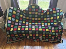 LARGE Afghan Roseanne-Style