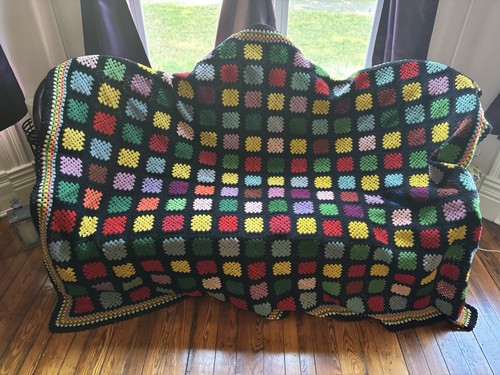 Large afghan roseanne - afghan, roseanne-style