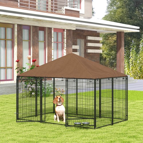 Outdoor dog house - dog, with