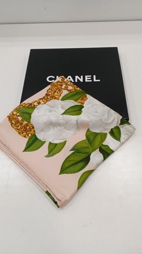 Chanel silk scarf camellia - silk,