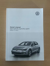 VOLKSWAGEN GOLF OWNERS MANUAL 2020-2025 HANDBOOK GUIDE **FREE POSTAGE**