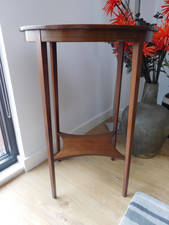 Antique Edwardian Oval Inlaid