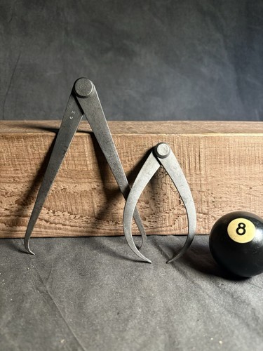 Two vintage divider calipers - two,