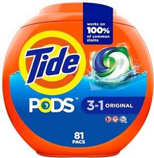Tide 3-in-1 PODS Laundry Detergent Original Scent 1.86kg (4.06lb) | 81 Capsules